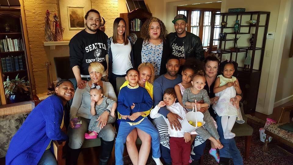 Marquita’s extended family gathered together