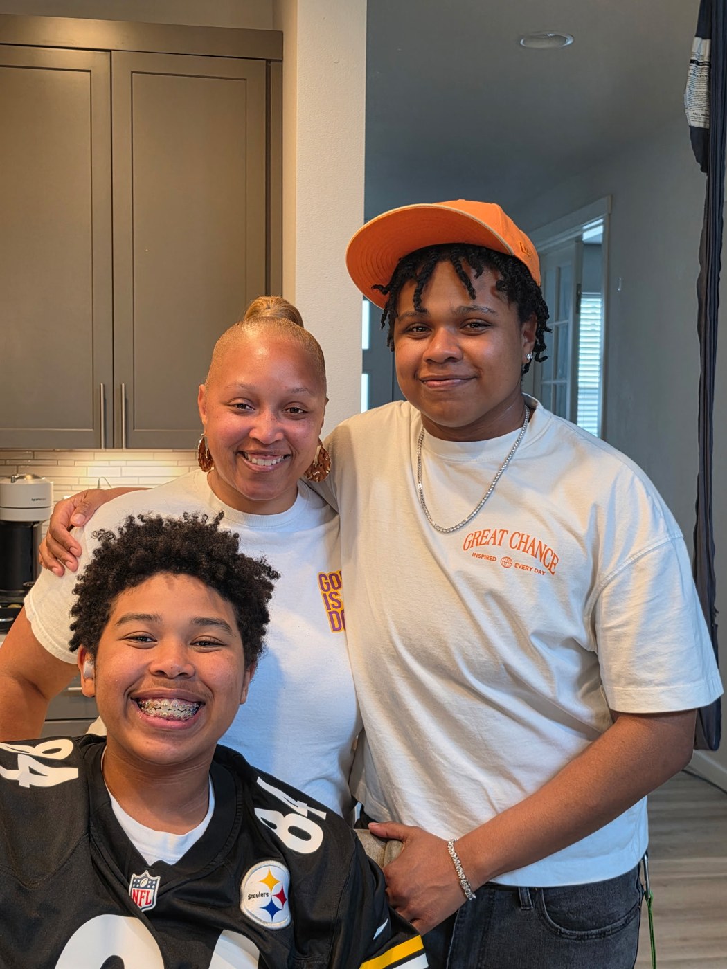 Marquita with her children